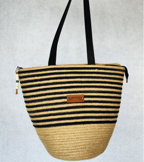 Bolso cap.yute mixyut.neg_Utopicat