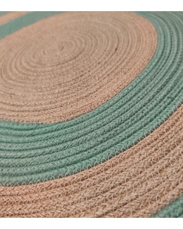 Alfombra Yute y Verde