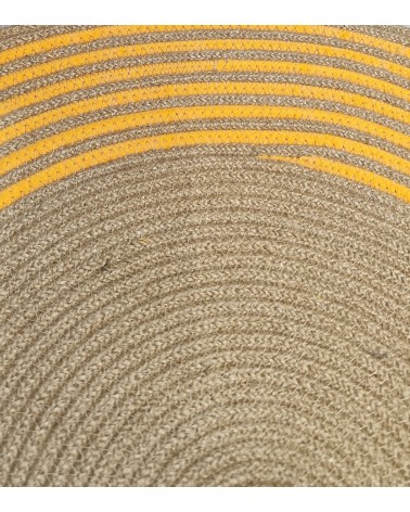 Alfombra Yute y Amarillo